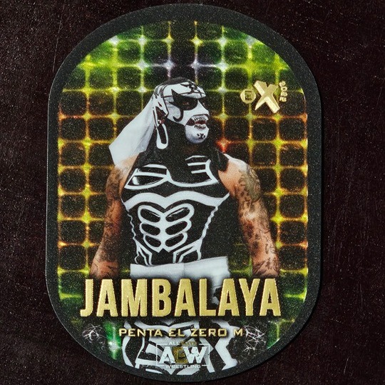 2022 AEW Metal Penta el Zero M Jambalaya Wrestling Card Serial #'d 20 of 20