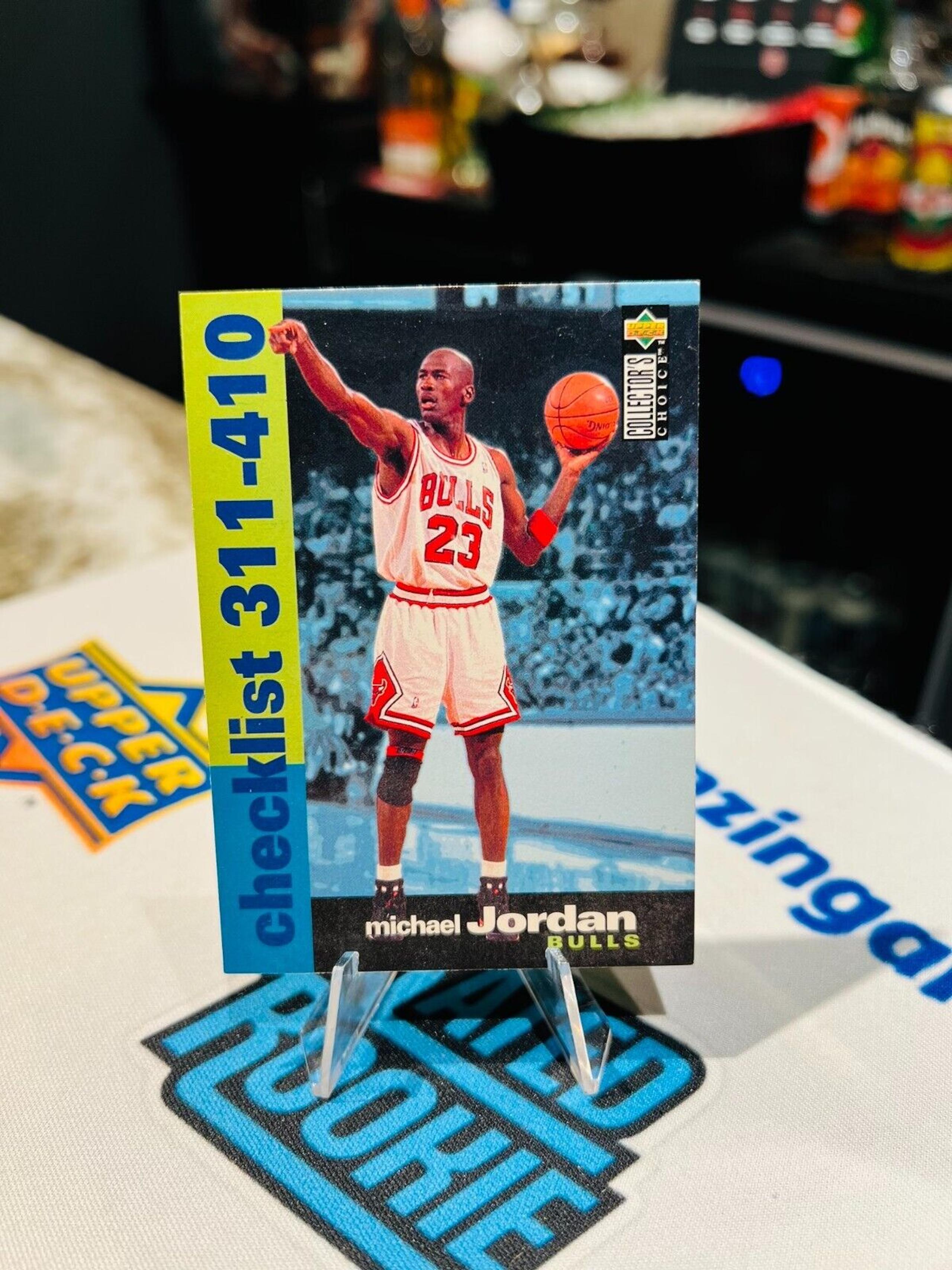 1995 Collector's Choice #410 Michael Jordan Chicago Bulls Basketball Card