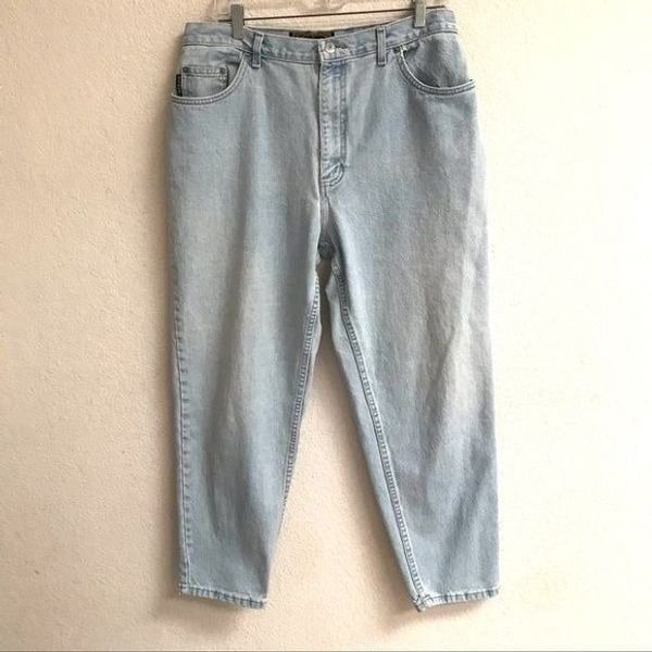 Vintage BonJour hi-rise light wash denim jeans 18*