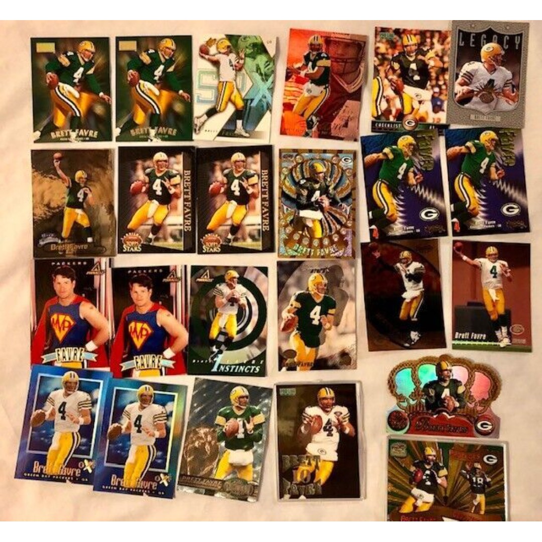 Brett Favre Football 24 Card Lot-Including Premium Sets & Rare Inserts-Proteges