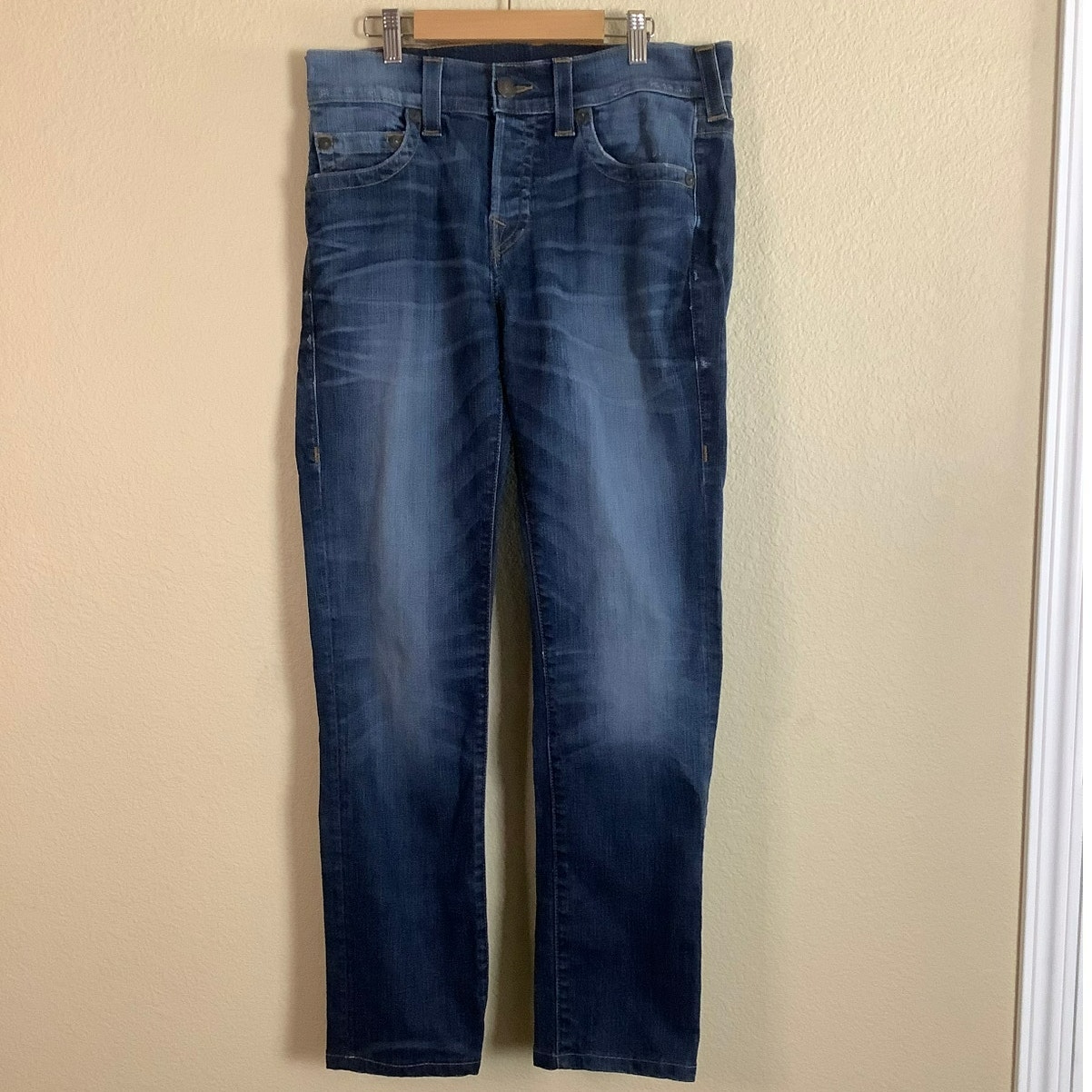 True Religion Men's Rocco Relaxed Skinny Jeans Sz 30