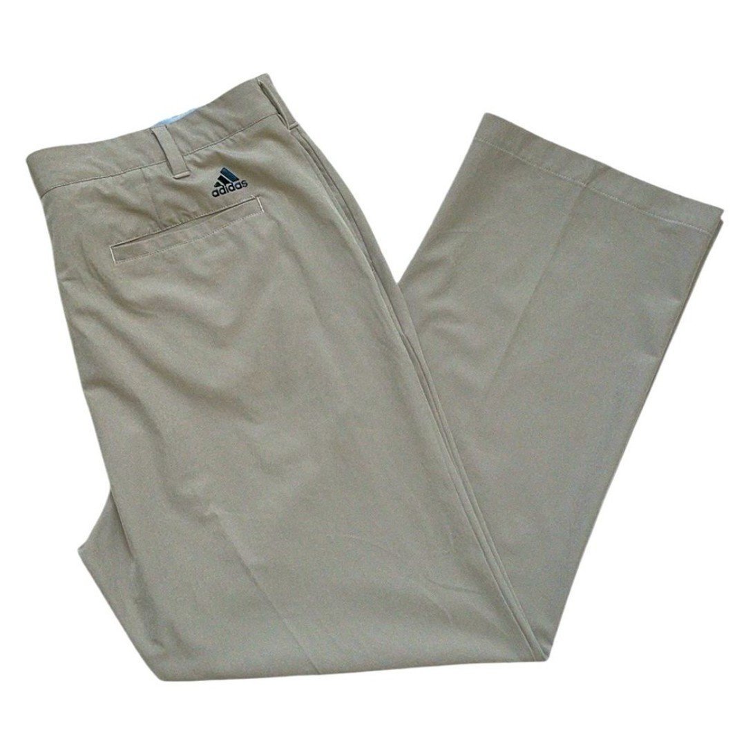 Adidas Size 38” waist x 30” inseam khaki performance golf pants.