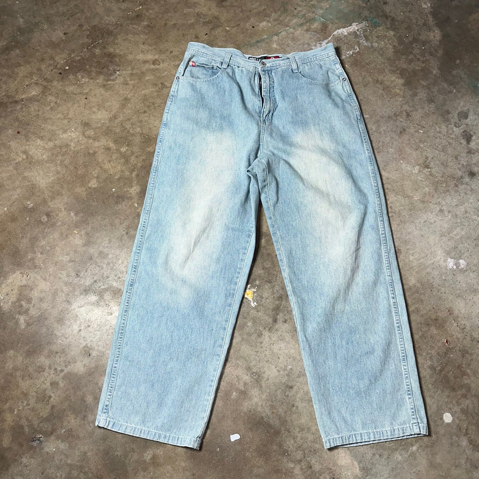 Vintage BAGGY Y2K South-Pole Jeans Size 36
