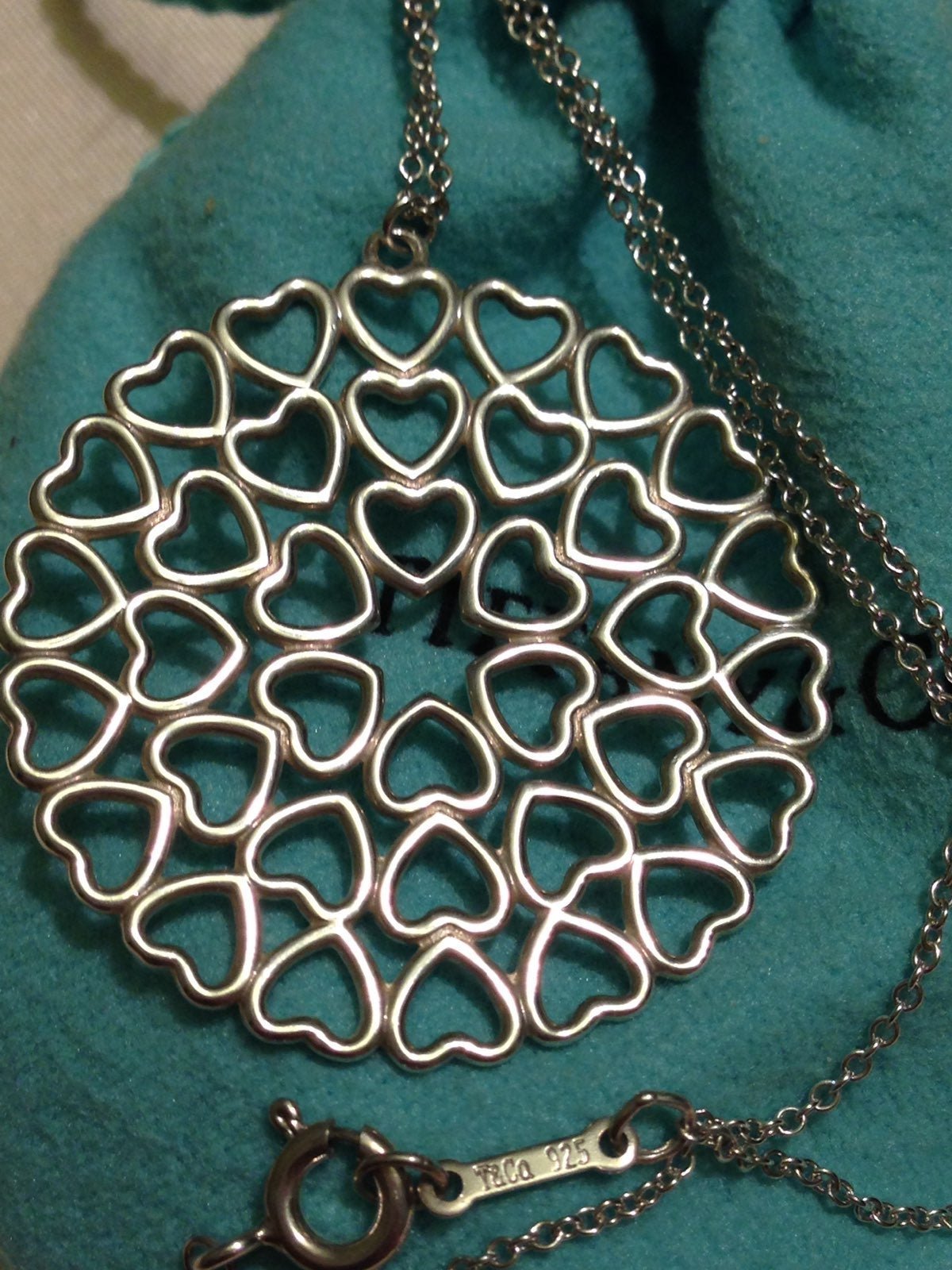 Tiffany and Co. Crown of Hearts Necklace