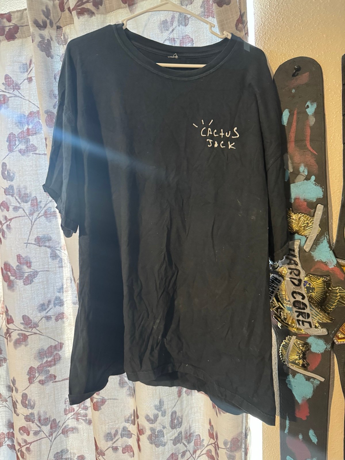 Travis Scott cactus jack short sleeve tshirt front & back logos use condition