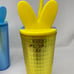 Complete set of PEEPs bunny double wall tumblers blue pink yellow 24 oz BPA free