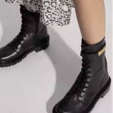Tory Burch Women's T Hardware Combat Booties Size 7