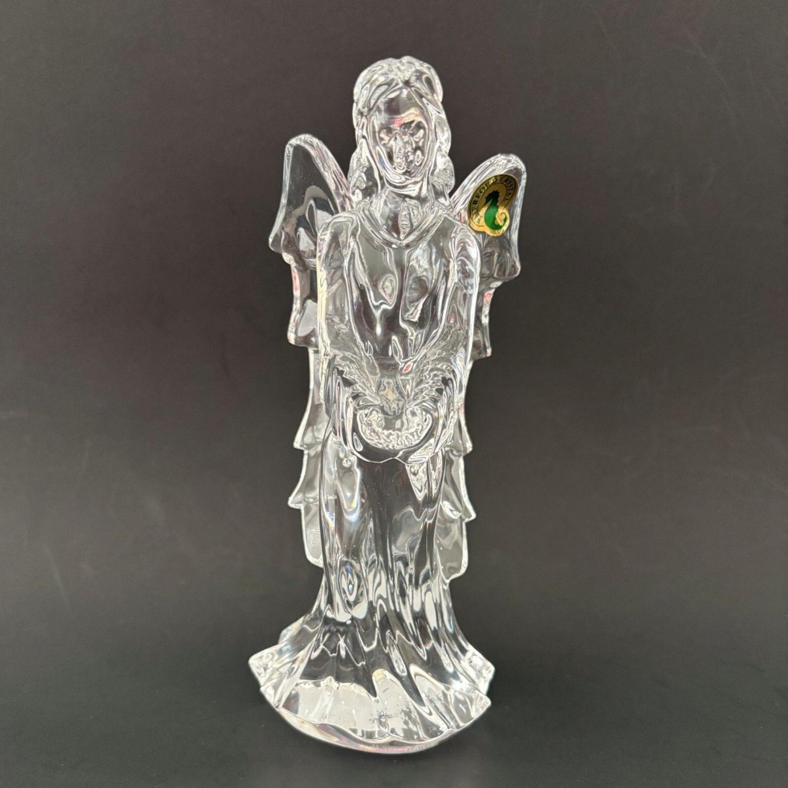 Waterford Crystal Angel of Hope Figurine Slovenia Celestial Religious No Box