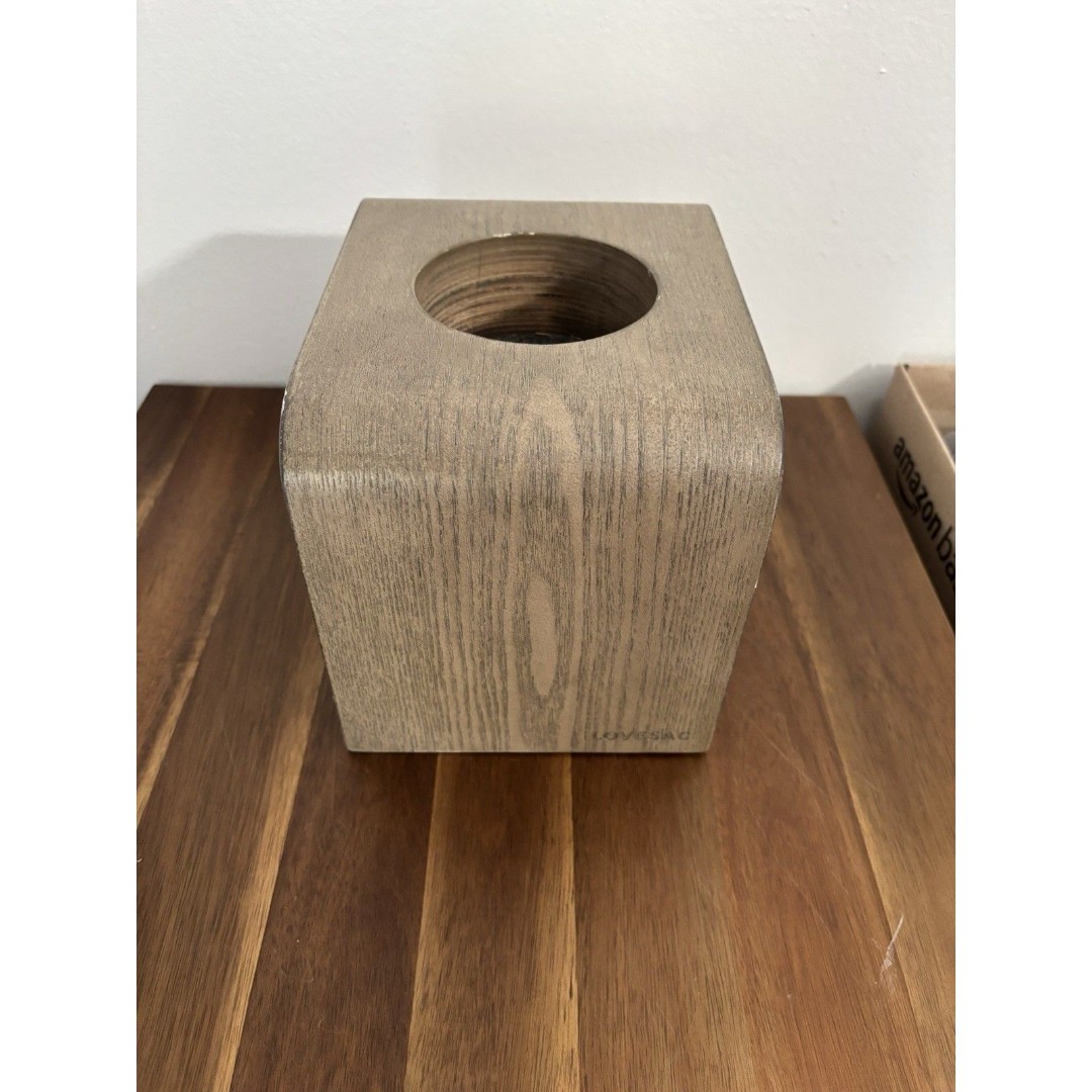 Lovesac Sactionals Drink Holder Weathered Ash *Flaws Scratches
