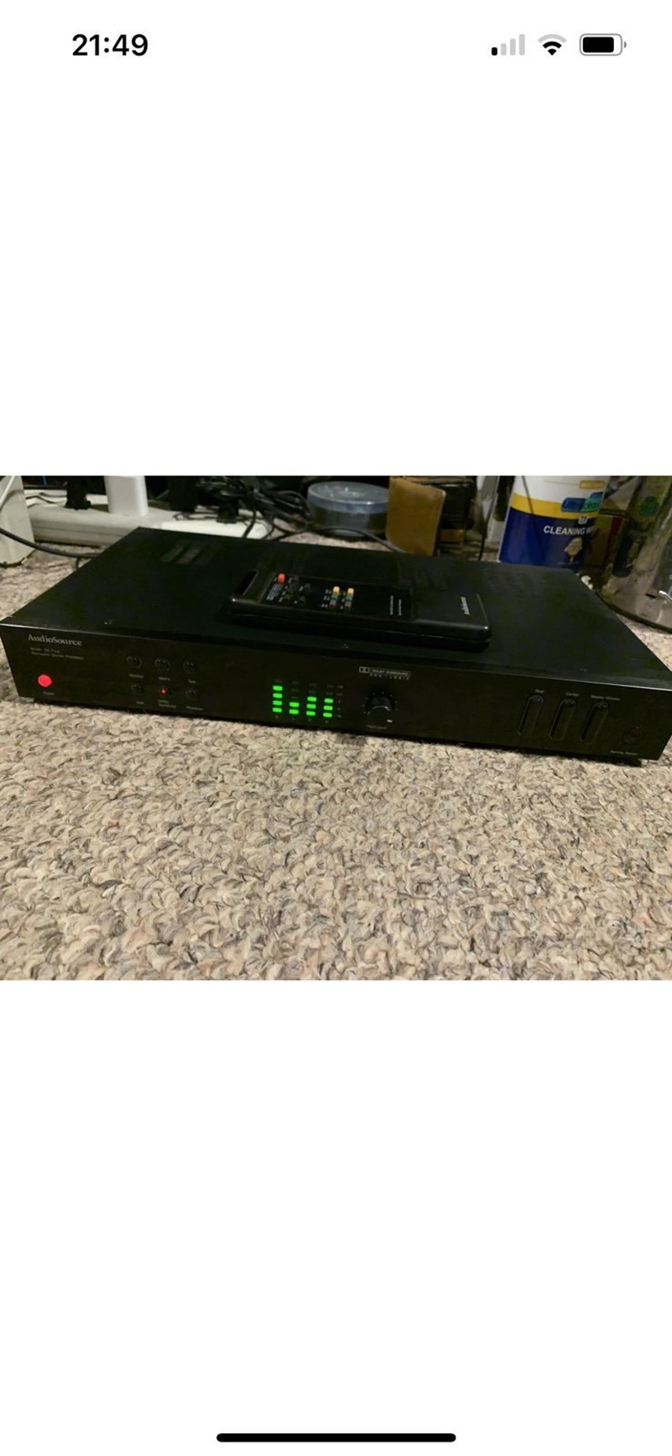 audiosource ss four surround sound processor with remote VINTAGE dolby surround!