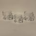 Set of Three Crystal Head Vodka Skull Shot Glasses