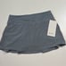 NWT Lululemon Pace Rival Mid Rise Skirt Color: Rhino Grey Women’s Size 6