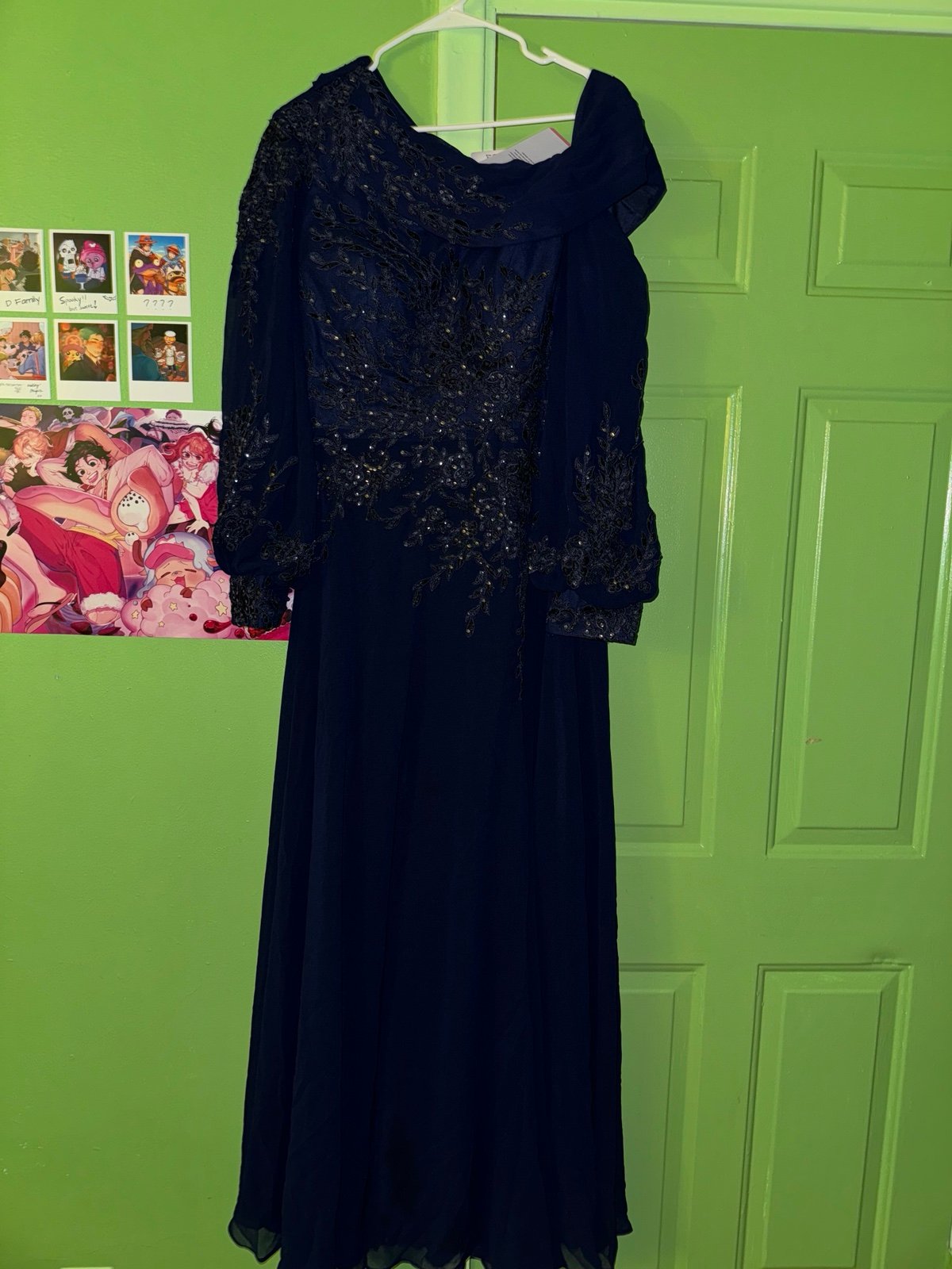 Navy Evening gown dress