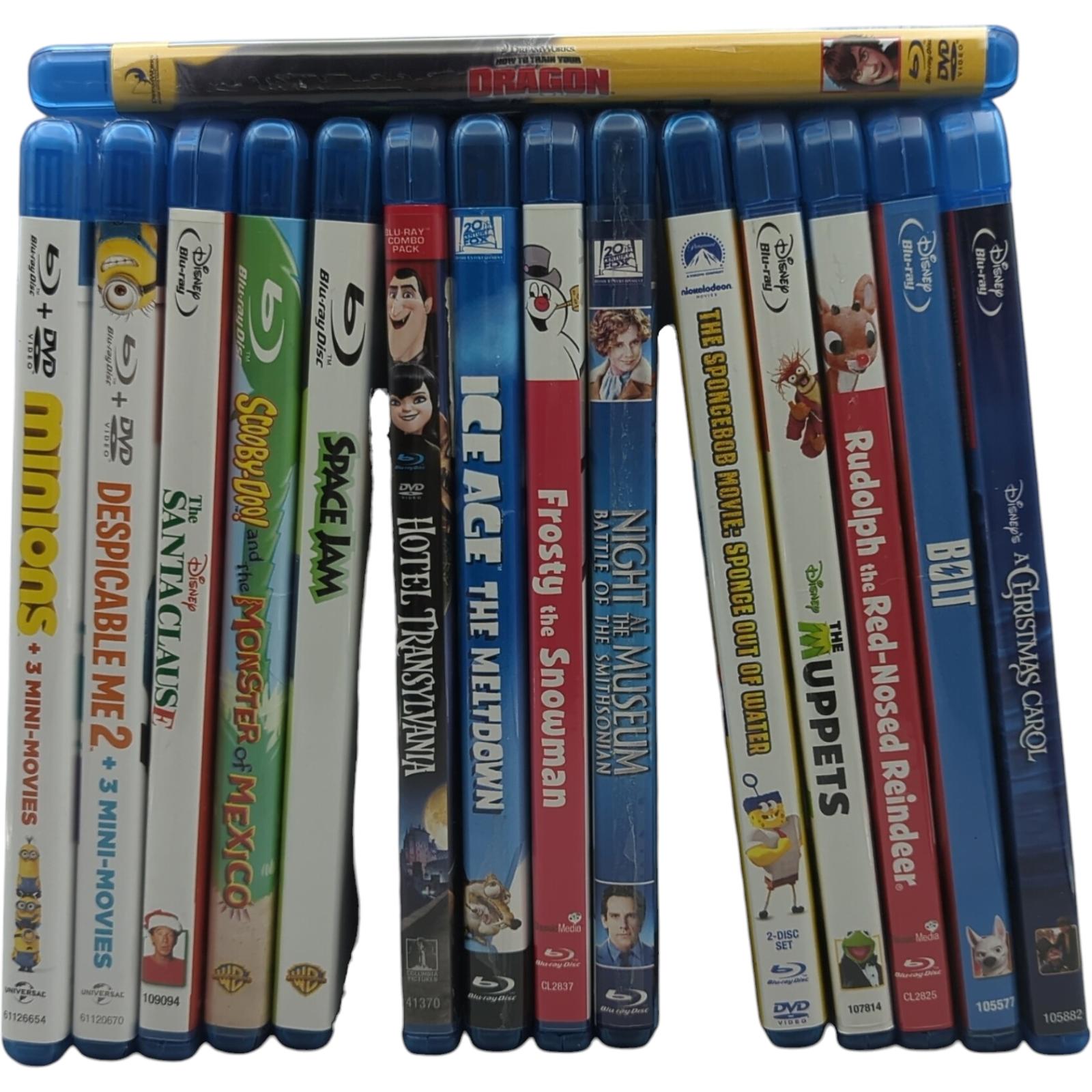 Blu Ray Collection Kids Family-Friendly Blu-Rays Lot of 15 Movies