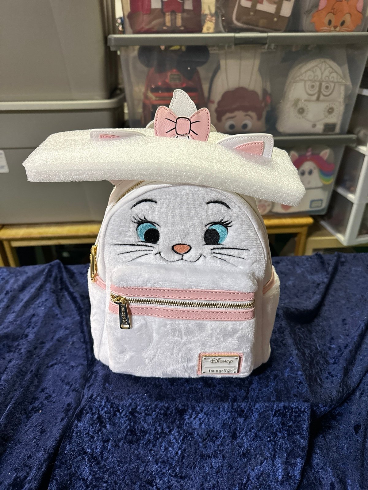 Loungefly Disney Aristocats NWT Cosplay Plush Marie Kitten Mini Backpack