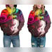 NWT Unisex Multi Color Graphic Hoodie - Size L/XL