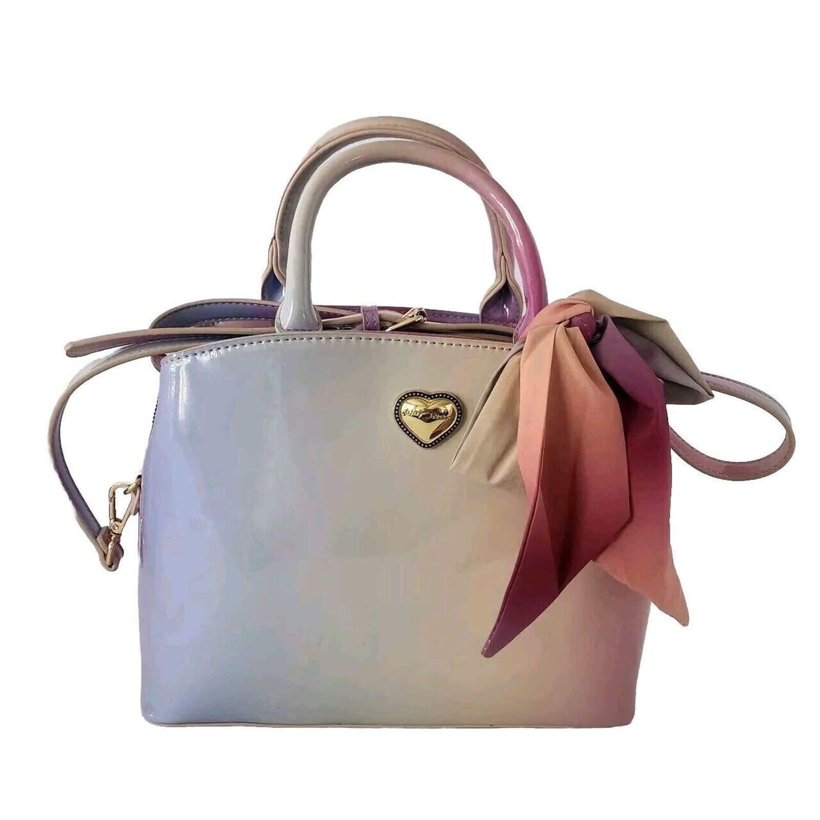 Bestesy Johnson Gigi 3 Compartments Satchel Crossbody W/Scrave