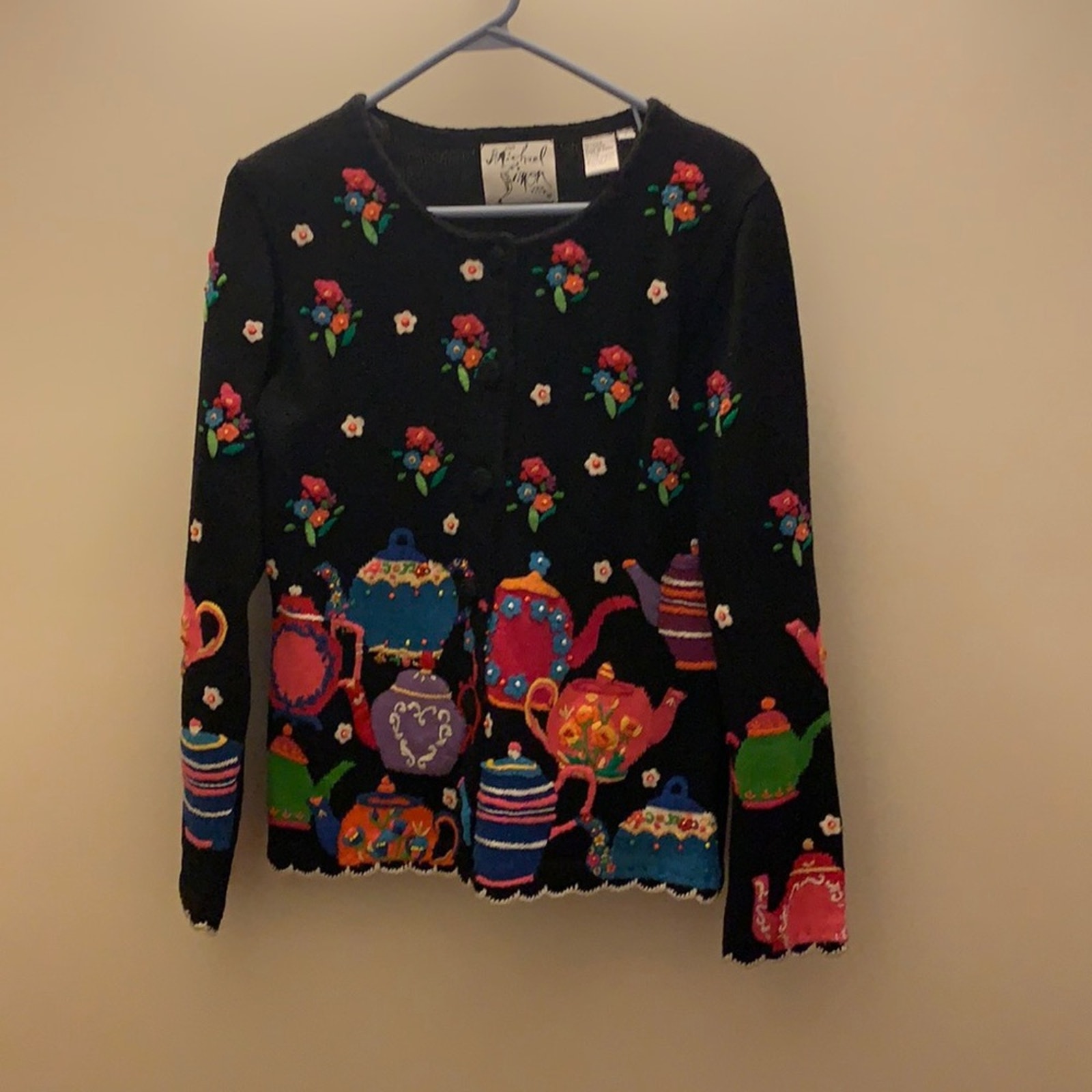 Michael Simon Women Vintage Tea Party Cardigan
