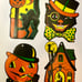Four Beistle Die Cut Embossed Vintage Halloween Decorations