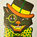 Four Beistle Die Cut Embossed Vintage Halloween Decorations