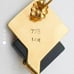 Beautiful 14 k and onyx earrings