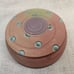 Jim Kemp Studio Pottery Covered Box Designs Looks 3 Dimensional Indiana Potter