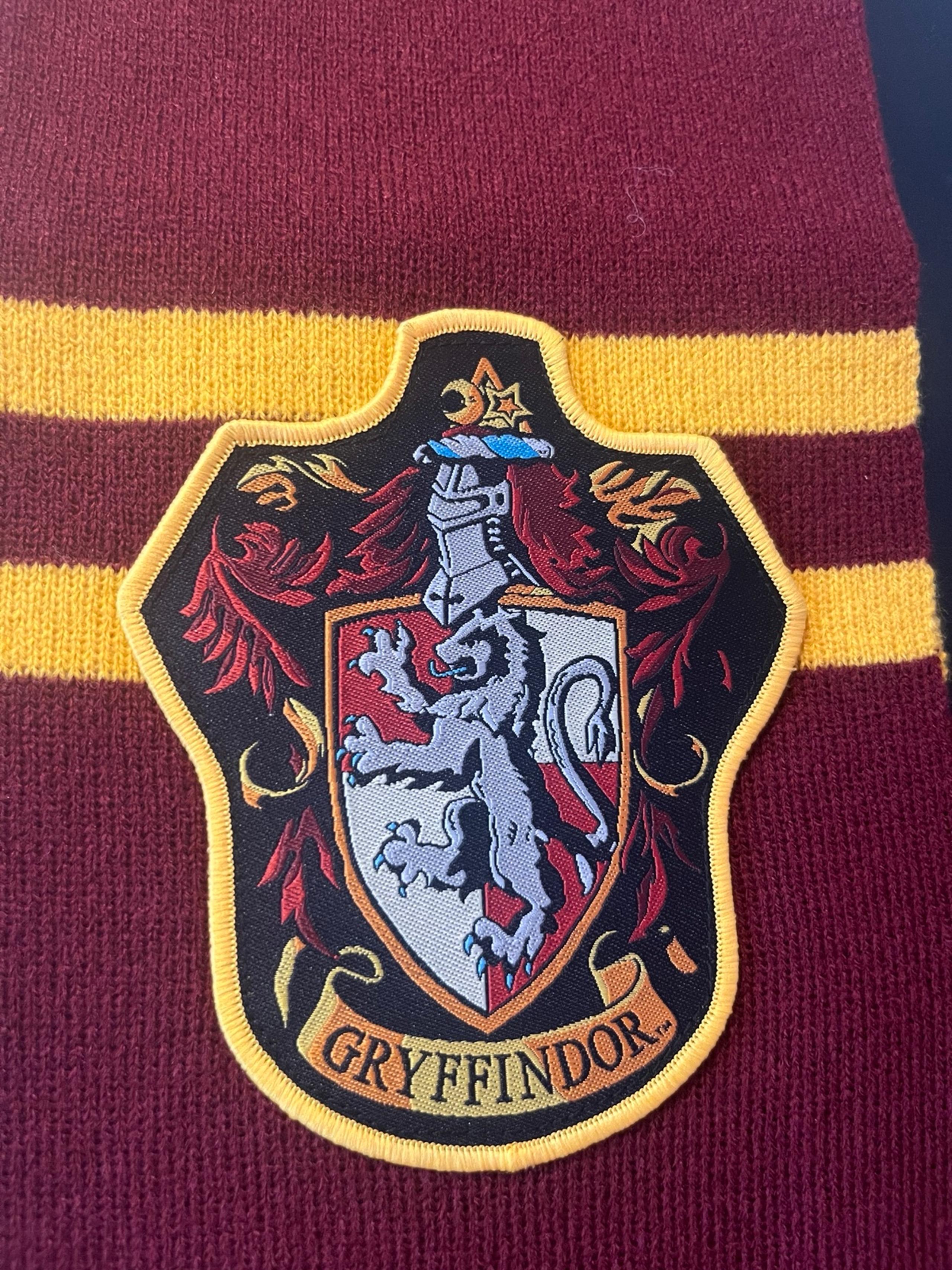 Harry Potter Gryffindor Patch Knit Scarf