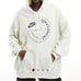 Nike Sport Utility Oversized Fleece Hoodie Light Green Women Size XL