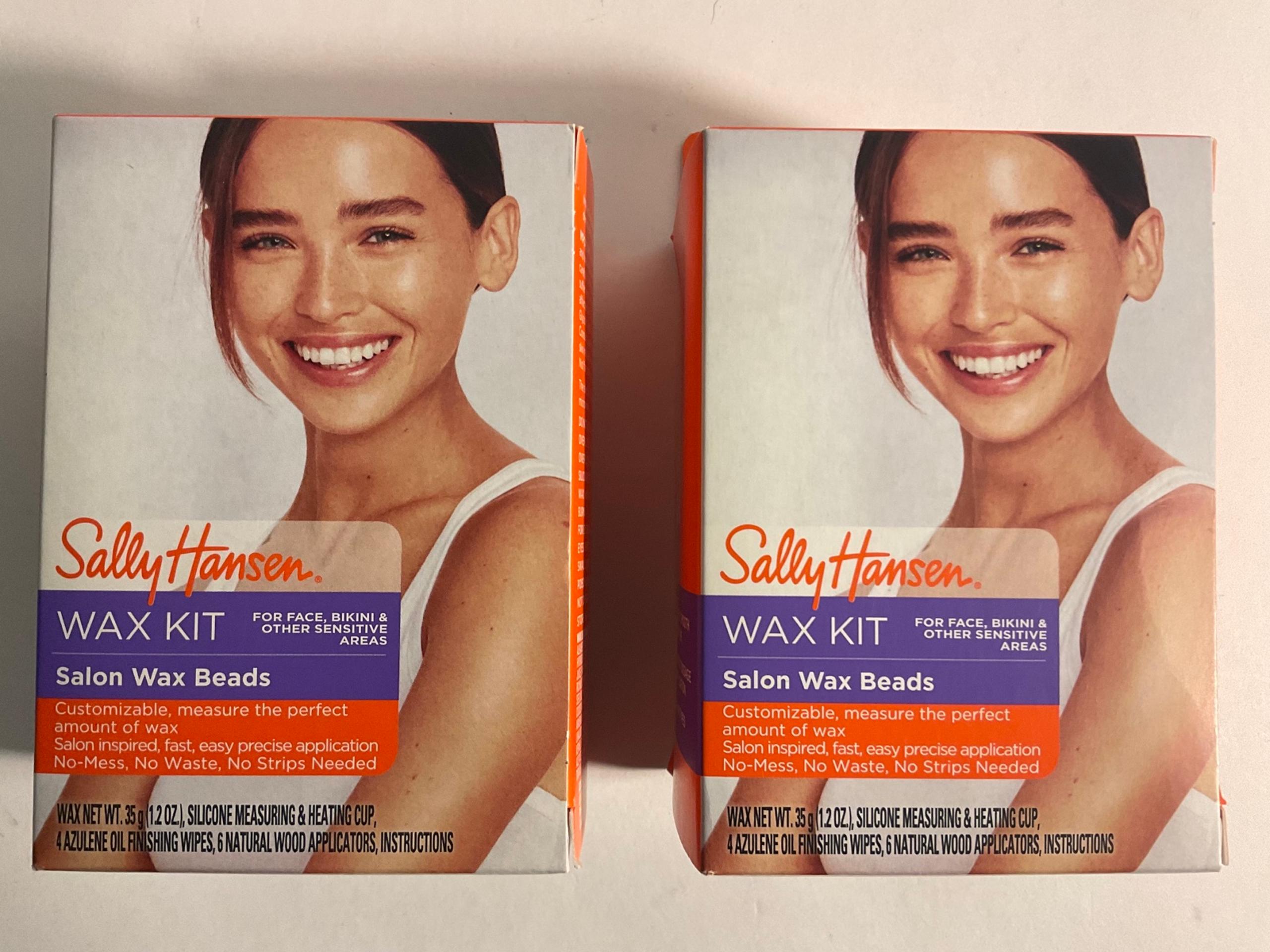 2 X Sally Hansen Wax Kits, Salon Wax Beads- New