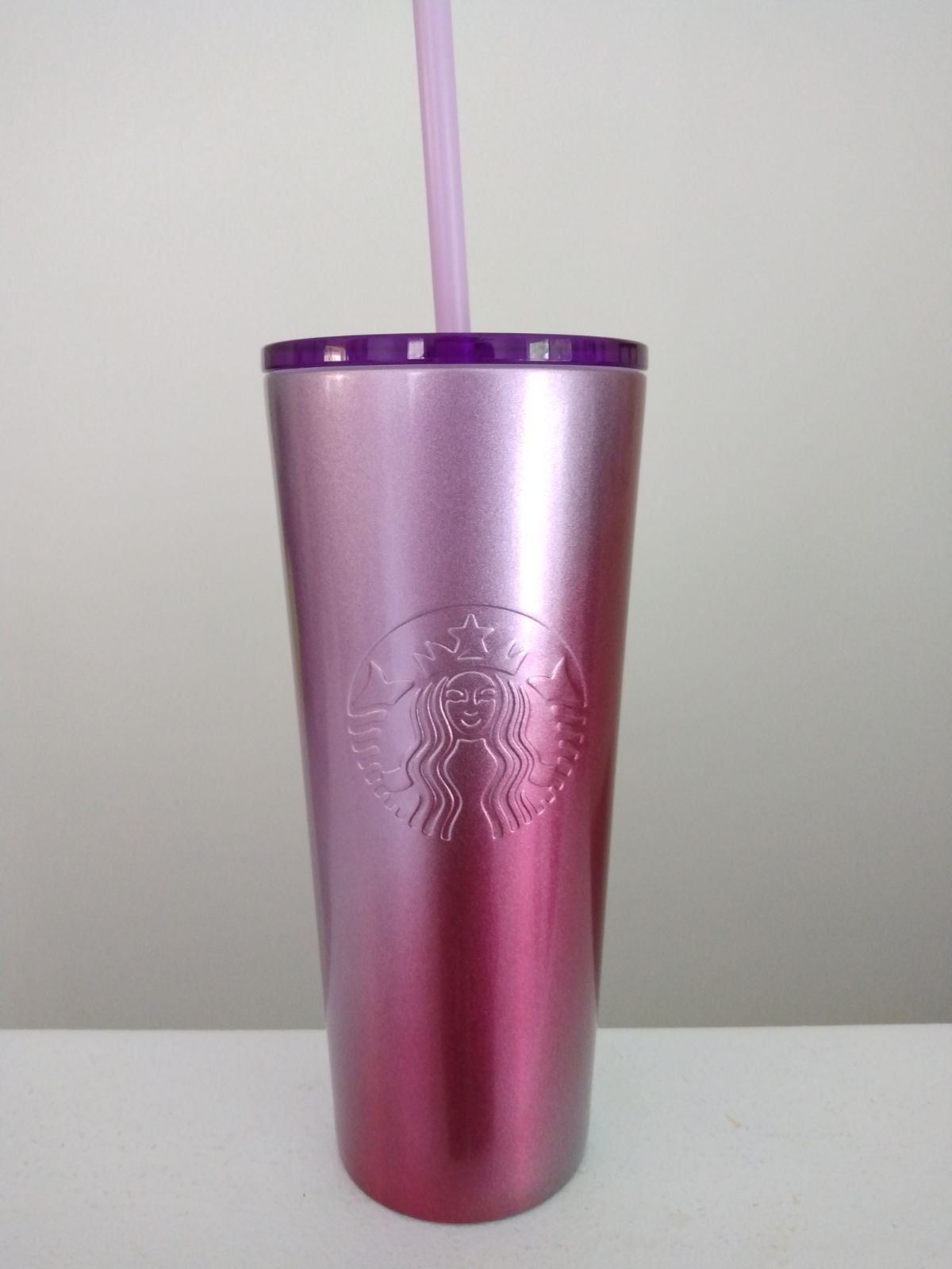 NWT Starbucks Pink Ombre Stainless Steel Tumbler