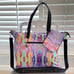 Betsey Johnson Tie-dye Overnighter / Weekender Tote Bag & Wristlet
