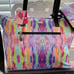 Betsey Johnson Tie-dye Overnighter / Weekender Tote Bag & Wristlet