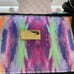 Betsey Johnson Tie-dye Overnighter / Weekender Tote Bag & Wristlet