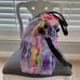 Betsey Johnson Tie-dye Overnighter / Weekender Tote Bag & Wristlet