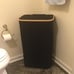 Laundry Basket with Lid, 29 Gal (110L) Clothes Hamper with Bamboo Handles