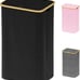 Laundry Basket with Lid, 29 Gal (110L) Clothes Hamper with Bamboo Handles