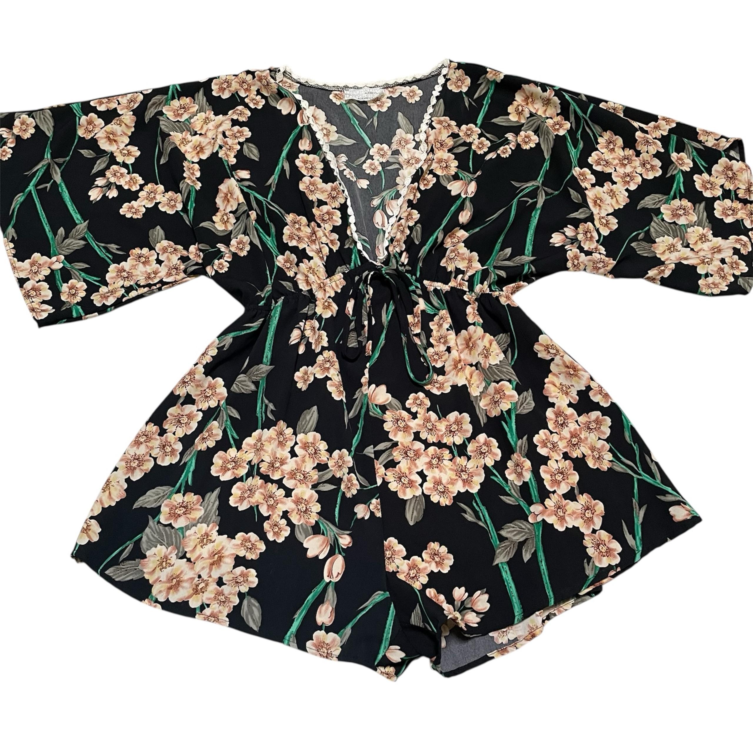 AUDREY 3+1 Floral Romper