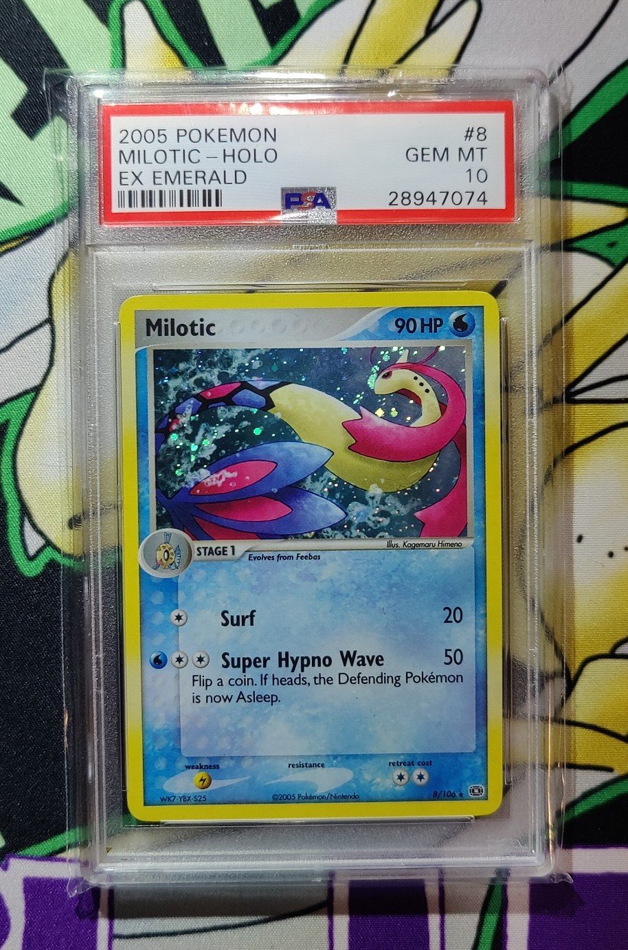 PSA 10 Milotic Emerald Holo