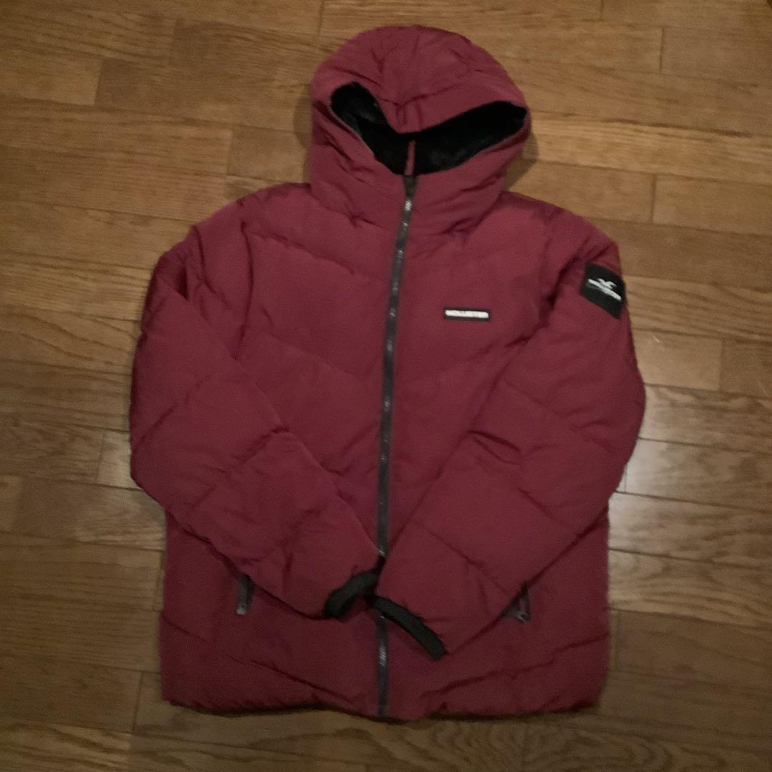 HOLLISTER Burgundy Down Jacket