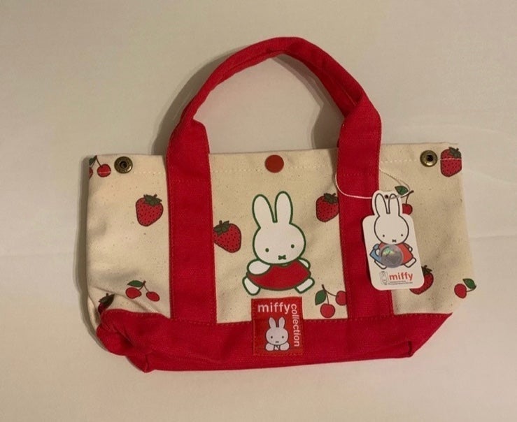 Miffy Red Strawberry and Cherry Hand Bag
