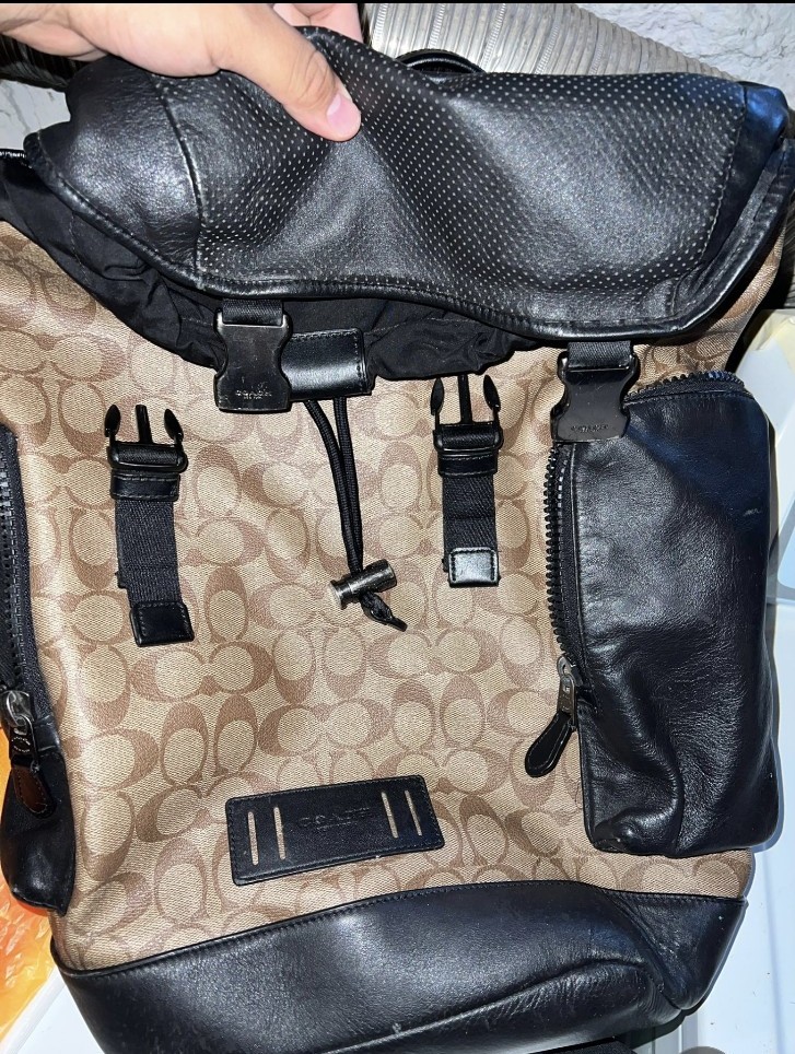 COACH RANGER BACKPACK IN SIGNATURE CANVAS (OUTLET 89959) QB/TAN