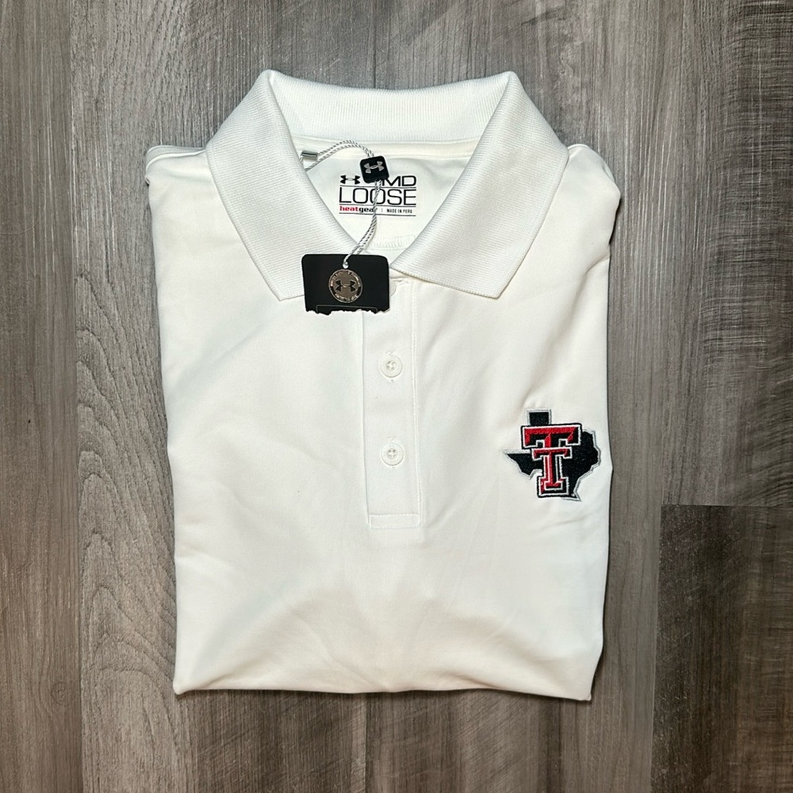 Texas Tech Red Raiders Under Armour Loose HeatGear Polo - Medium
