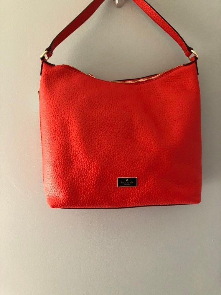 Kate Spade Pebble Red Purse/Free Strap