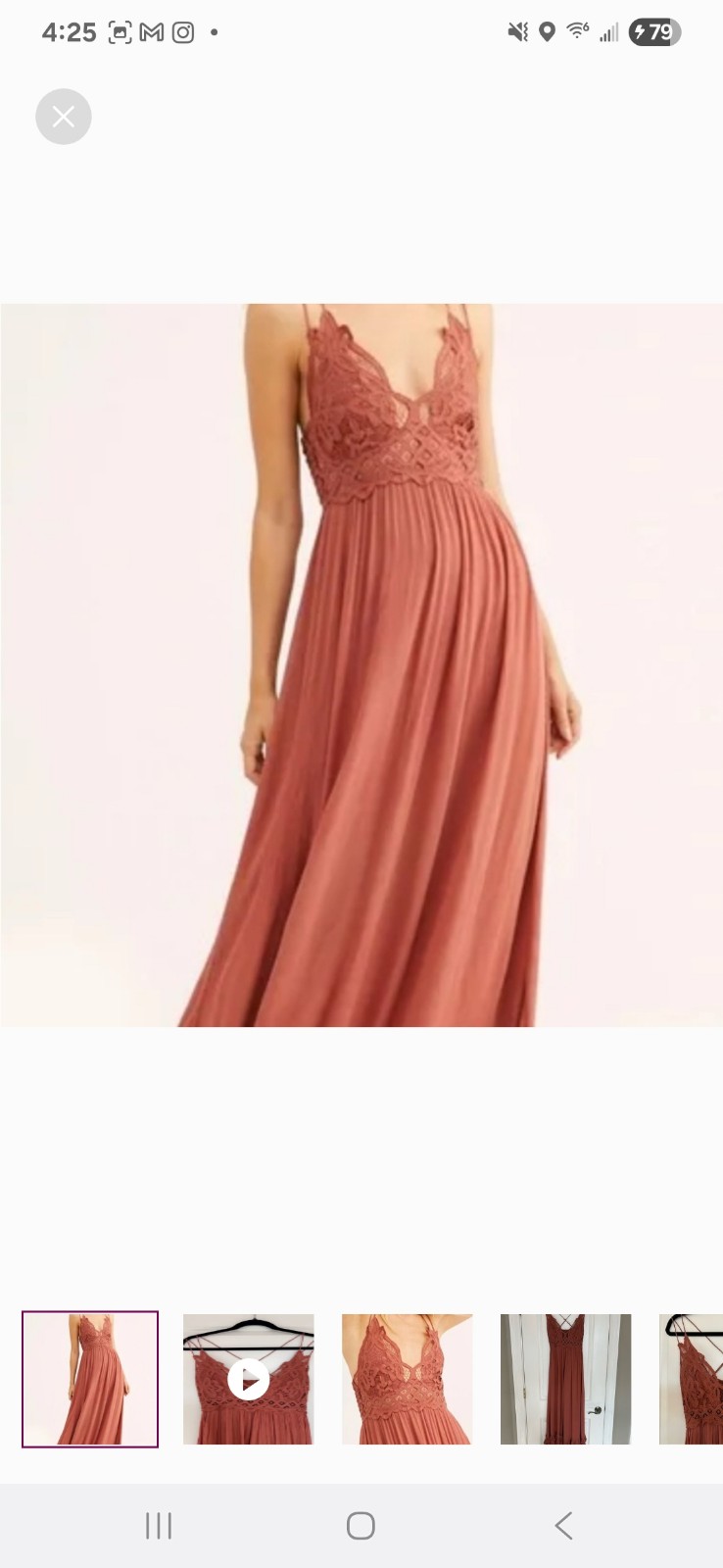 FREE PEOPLE ADELLA DRESS sz M