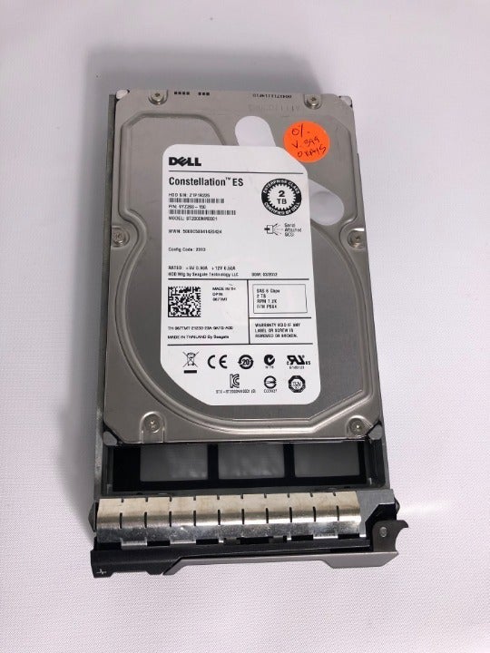 Dell 67TMT 2TB 7.2k 3.5In SAS Hard Drive