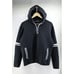 J. Lindeberg Sweatshirt Mens L Black Logo Hood-Tech Sweatshirt Hoodie 1/4 Zip