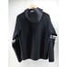 J. Lindeberg Sweatshirt Mens L Black Logo Hood-Tech Sweatshirt Hoodie 1/4 Zip