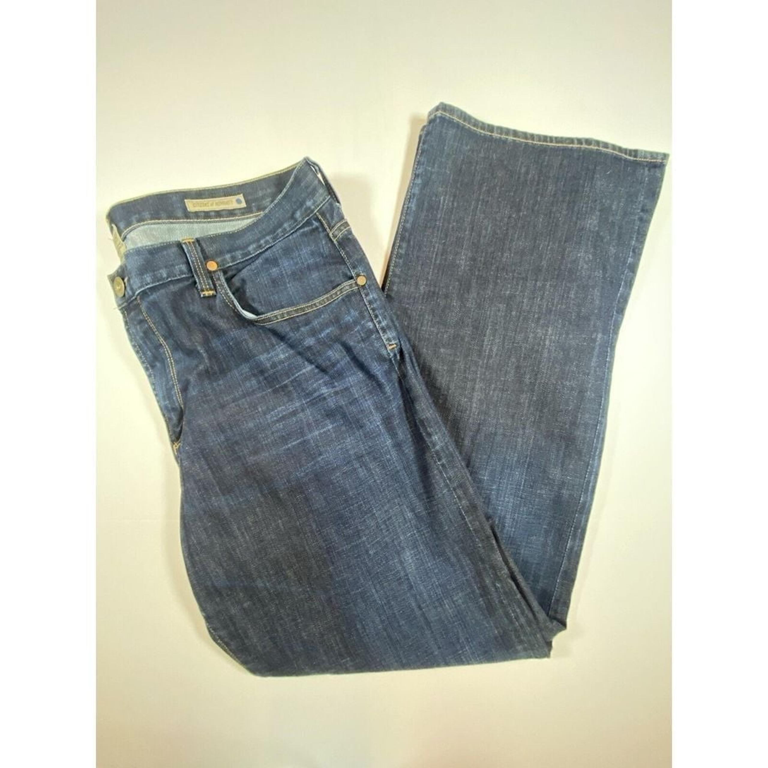 Citizens of Humanity Evans Relaxed Fit Jeans Mens 40 Dark Indigo Blue Stretch