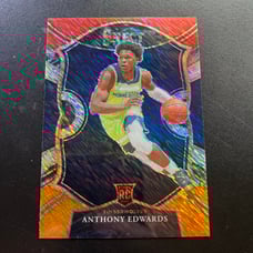 2020-2021 Anthony Edwards Timberwolves Select Shimmer Concourse Rookie