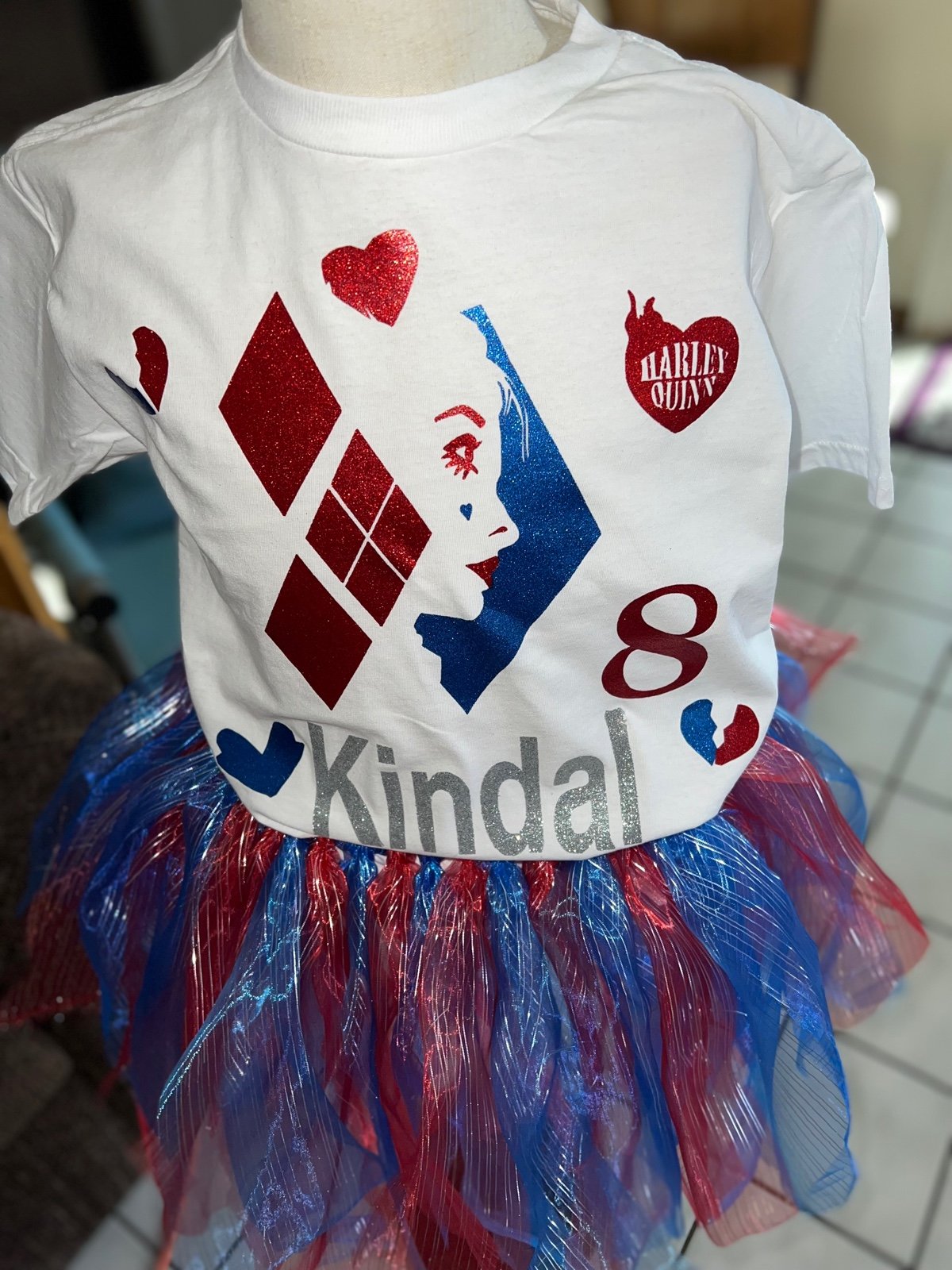 Harley Quinn tutu set